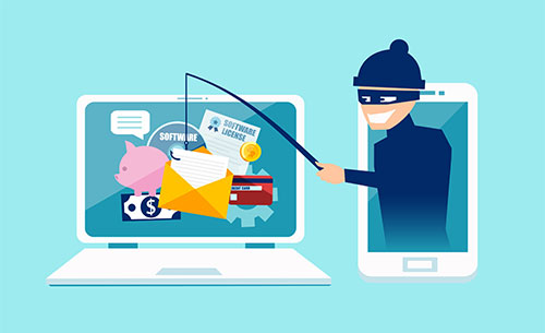 phishing scams and fraudsters